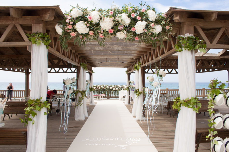 Boda en El Toyo - ceremonia frente al mar
