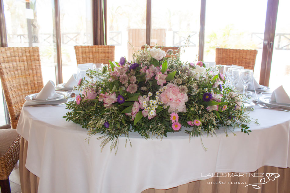Centros de mesa boda en Almería
